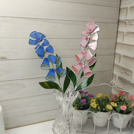 Pinkbell flowers or bluebell flowers Suncatcher a gift for mom and grandma