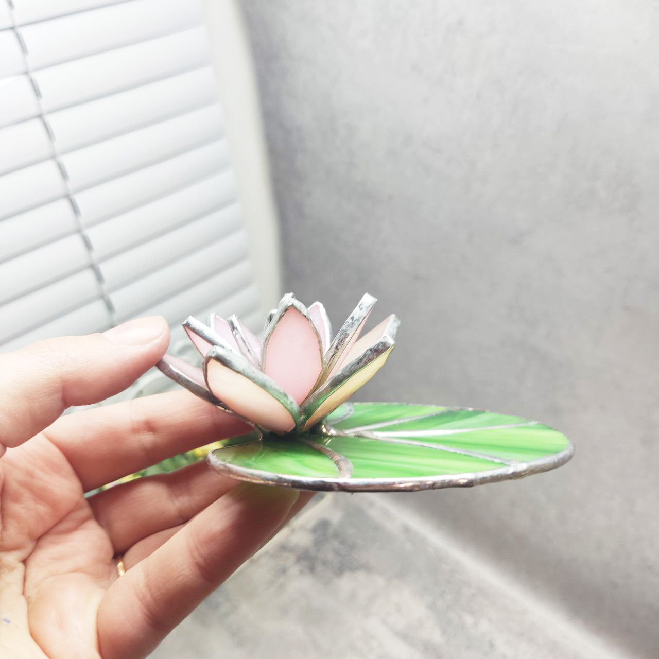 Stained glass lotus 3d, Water lily, flower stained glass, lotus flower glass, stained glass plant, lotus decoration, pink lotus